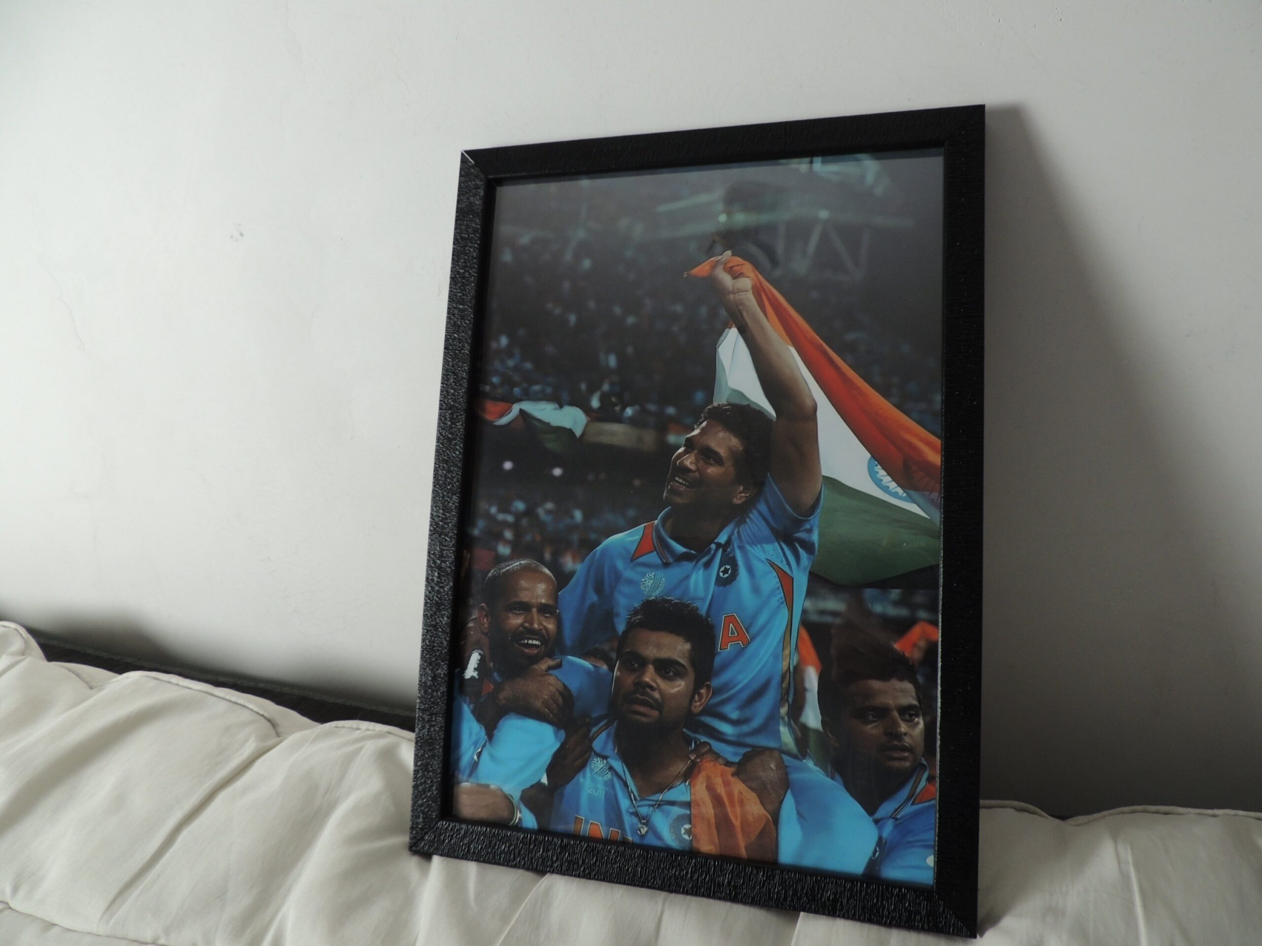 Sachin Tendulkar Victory Inspirational Poster Framed - Image 2