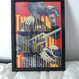 The Man The Myth The Legend Virat Kohli Framed Poster