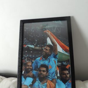 Sachin Tendulkar Victory Inspirational Poster Framed