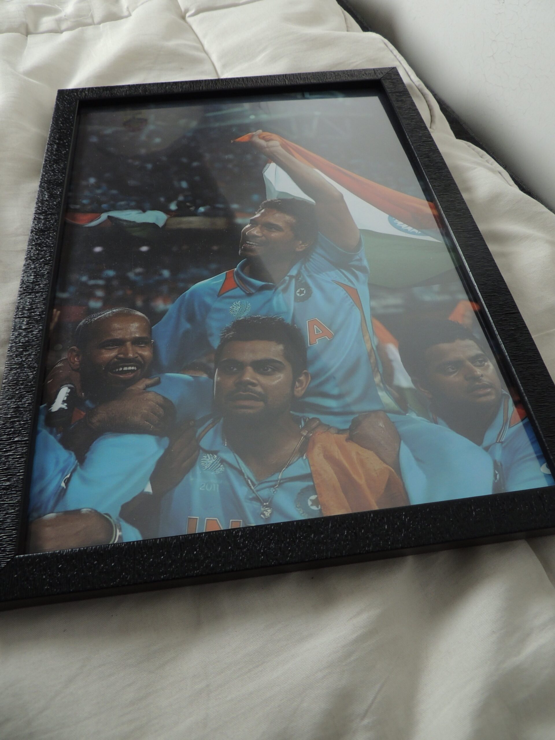 Sachin Tendulkar Victory Inspirational Poster Framed - Image 3