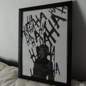 Light Yagami Death Note Inspired Framed Poster A4