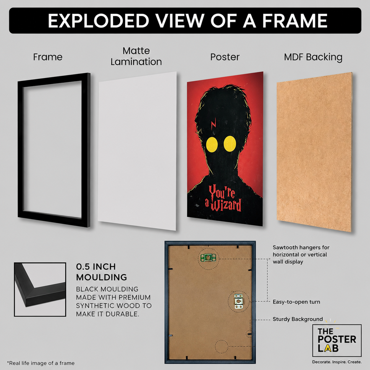 Daily Prophet Framed Poster - A4 - Image 4