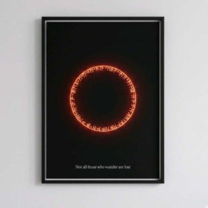 Lord of the Rings Framed A4 Poster