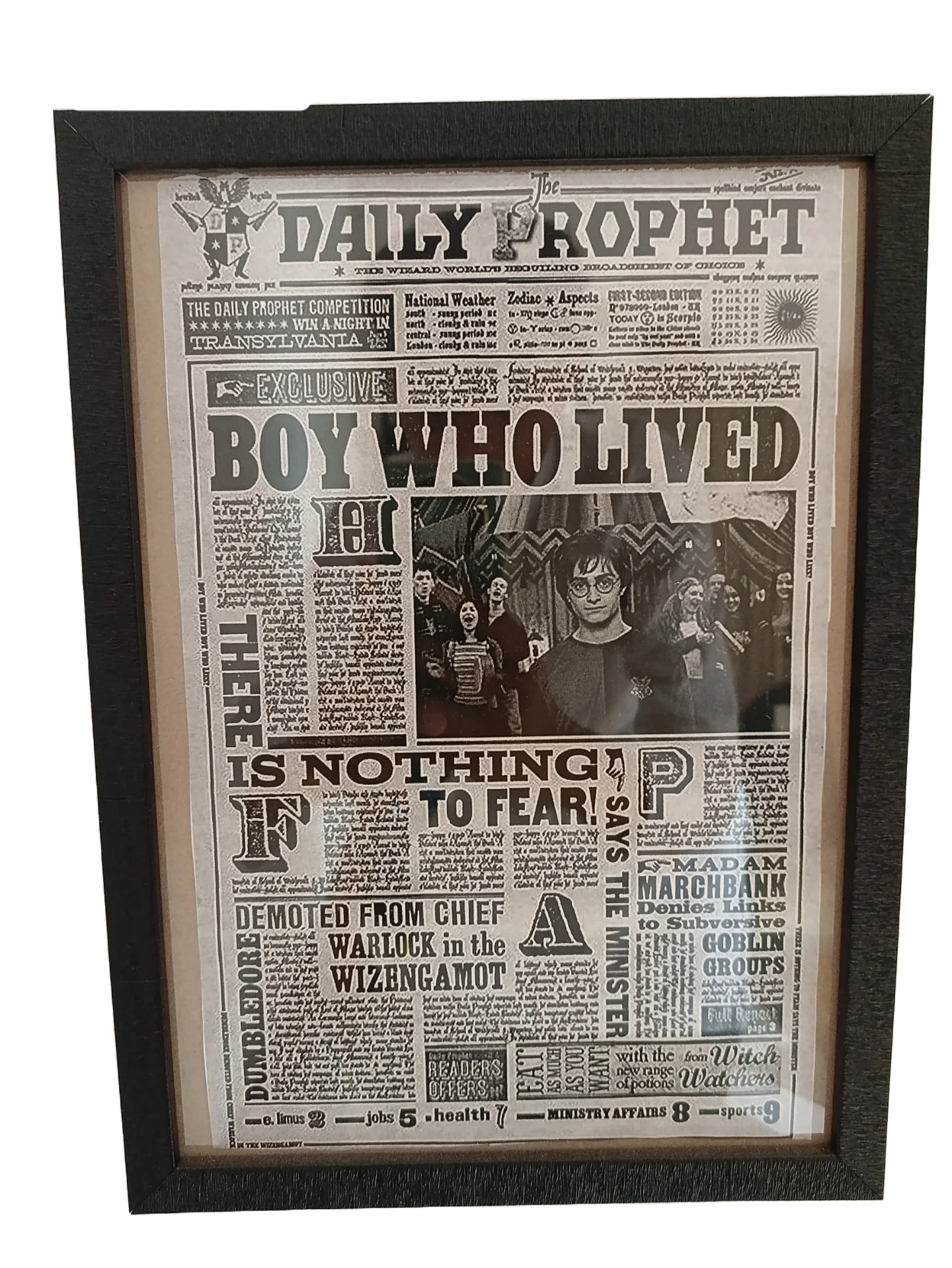 Daily Prophet Framed Poster - A4