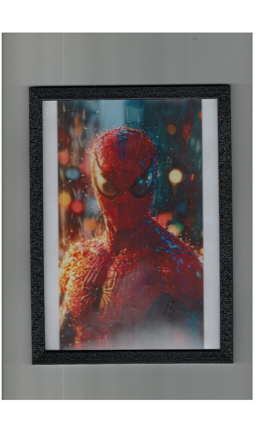 Spider Man A4 Size Framed Poster
