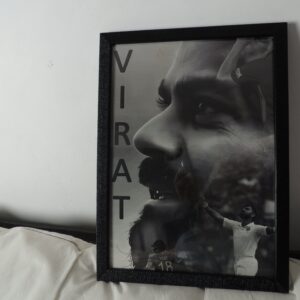 Virat Kohli A4 Sized Framed Poster