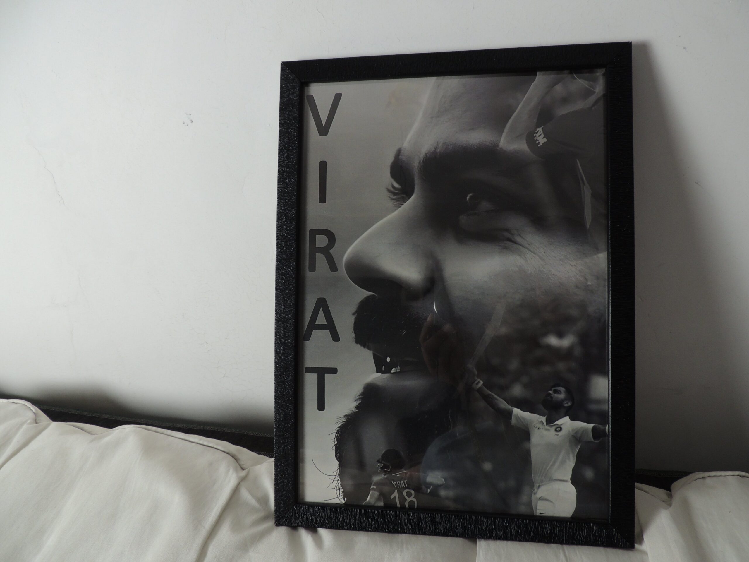 Virat Kohli A4 Sized Framed Poster