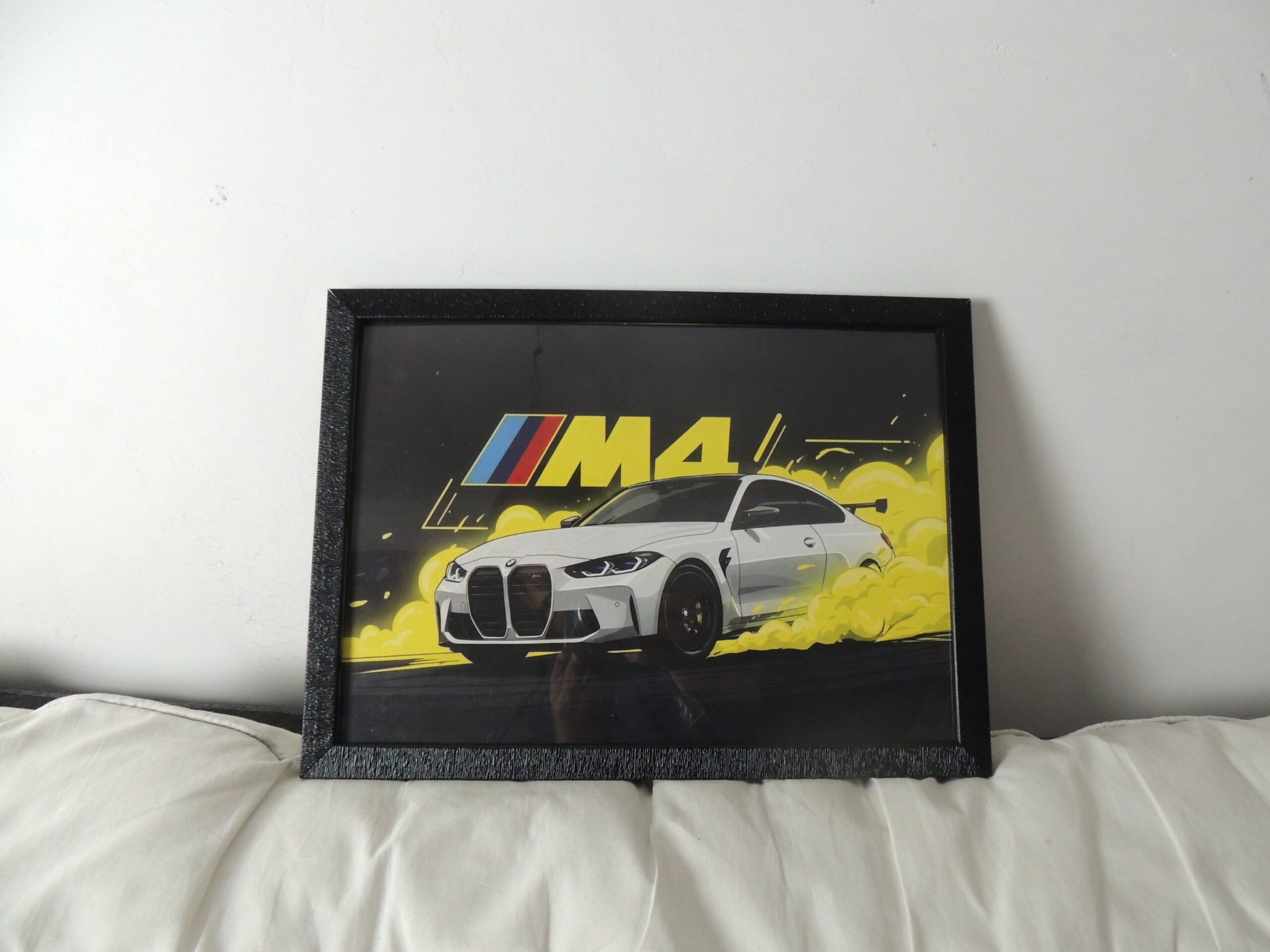 BMW M4 Framed A4 Poster - Image 2