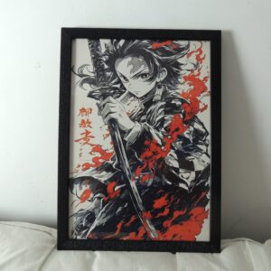 Tanjiro Kamado: Demon Slayer Framed Poster A4