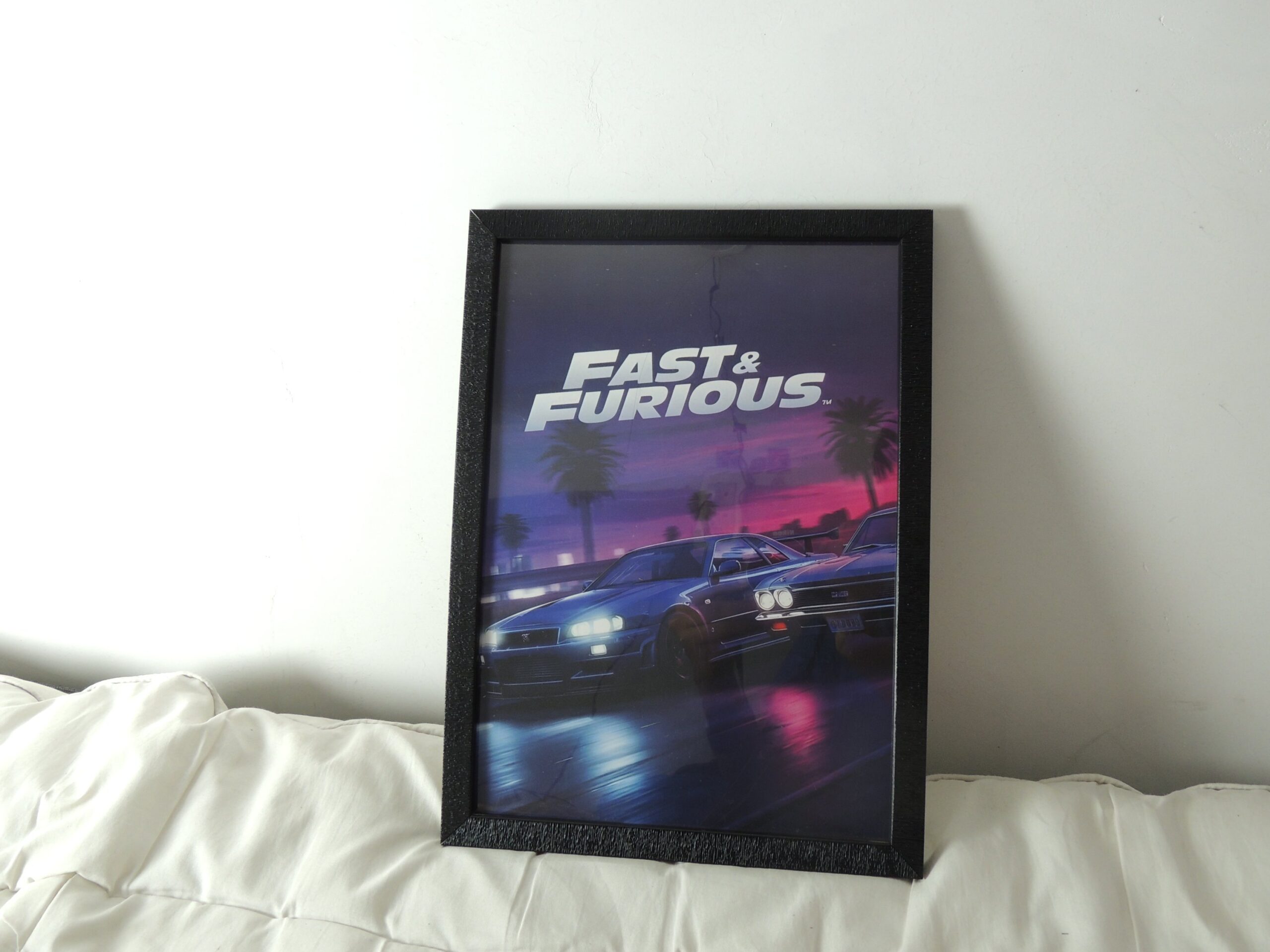 Fast & Furious A4 Framed Poster