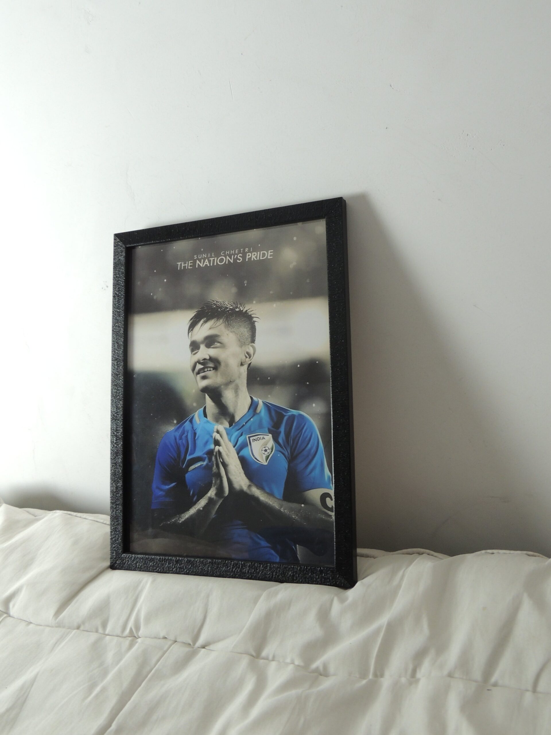 Sunil Chhetri A4 Framed Poster - Image 2