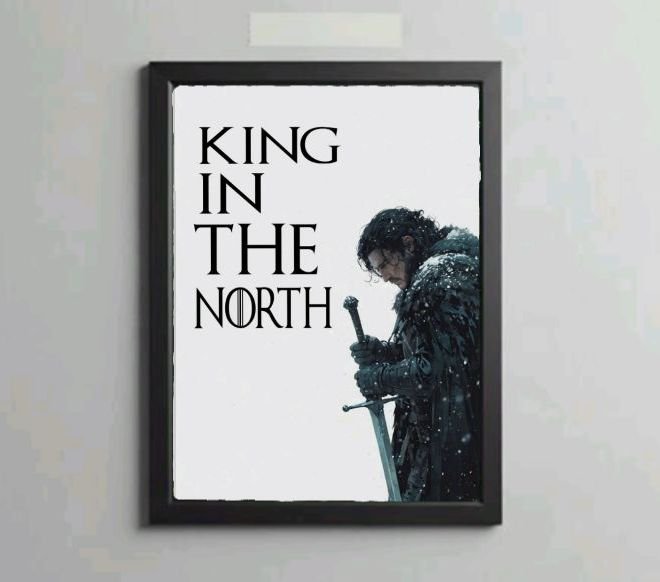 Jon Snow GOT A4 Poster
