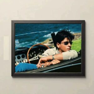 SRK Framed Poster A4