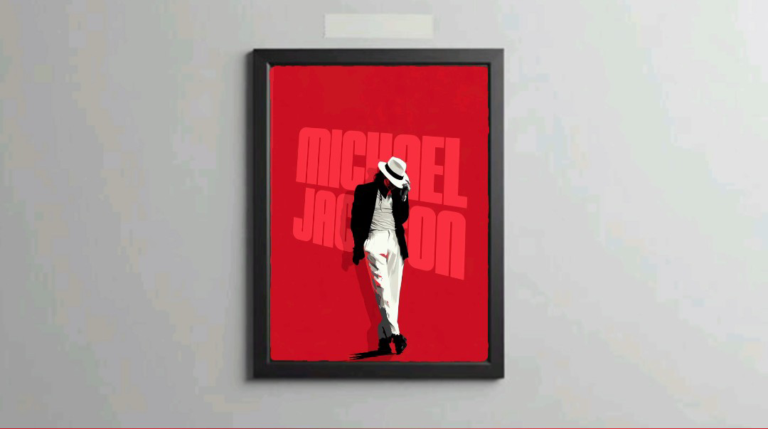 Michael Jackson A4 Framed Poster - Image 2