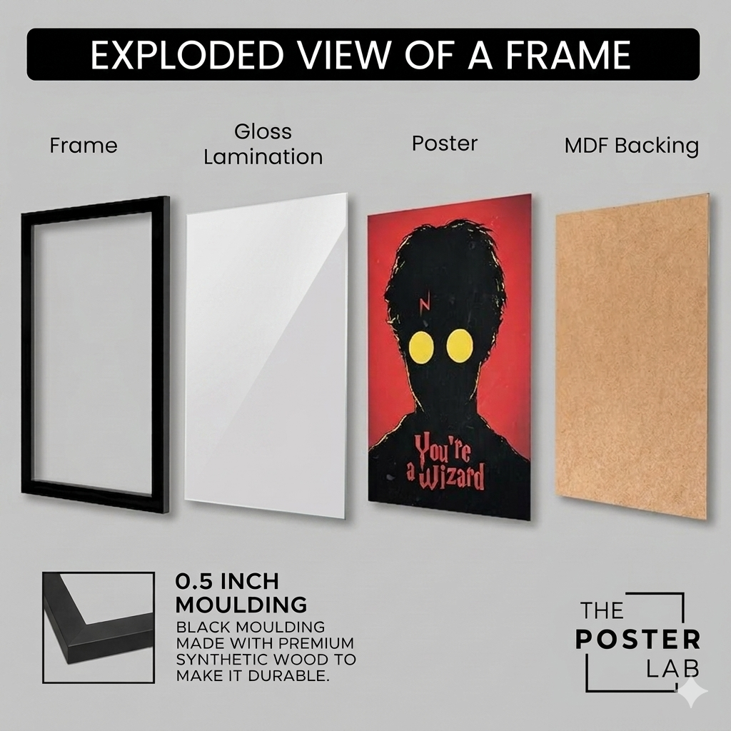 'King of Pop' Michael Jackson Framed Poster - Image 3