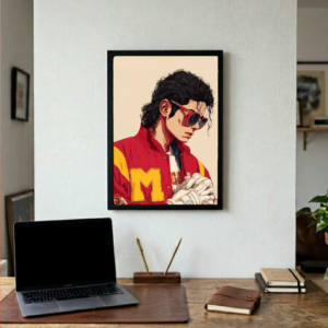 Michael Jackson Framed A4 Poster