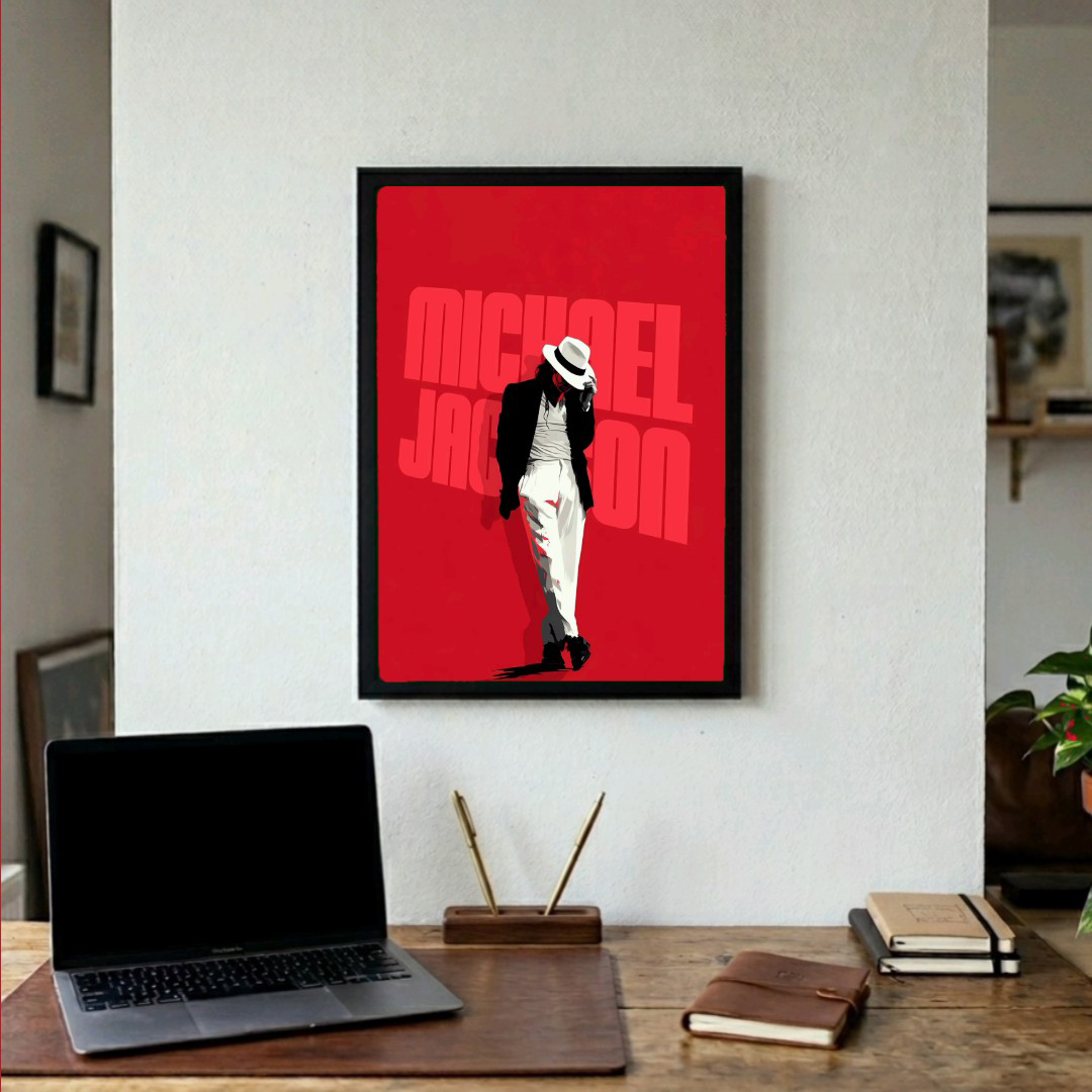 Michael Jackson A4 Framed Poster