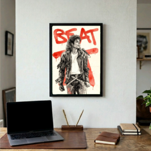 'Beat It' Michael Jackson Framed Poster